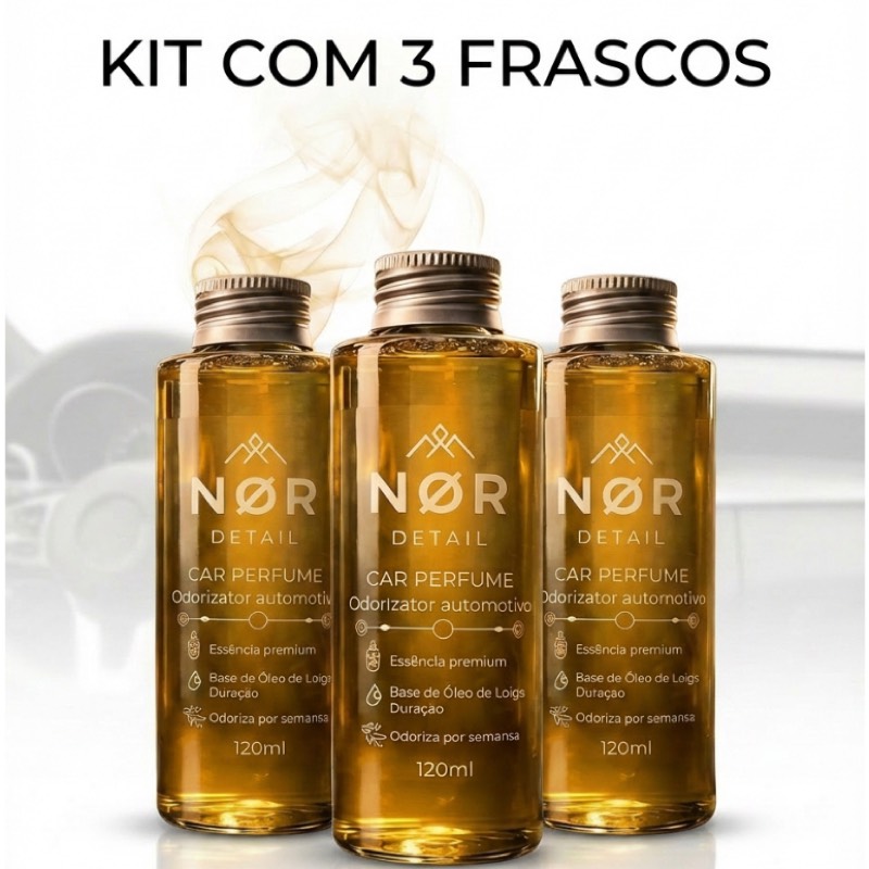 Kit 3 Aromatizante 120ml