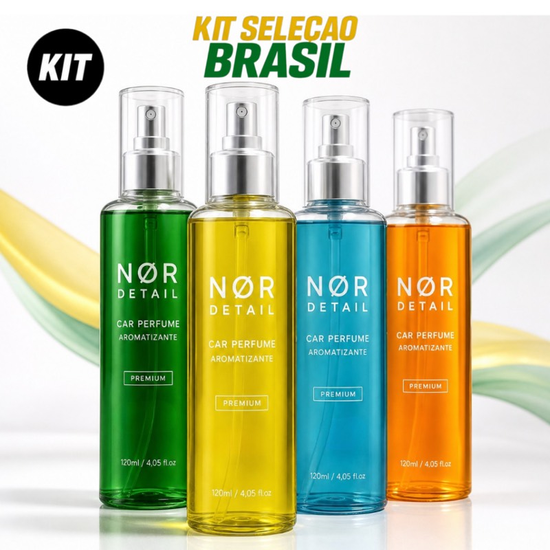 Kit 4 Fragrâncias Seleção Brasil