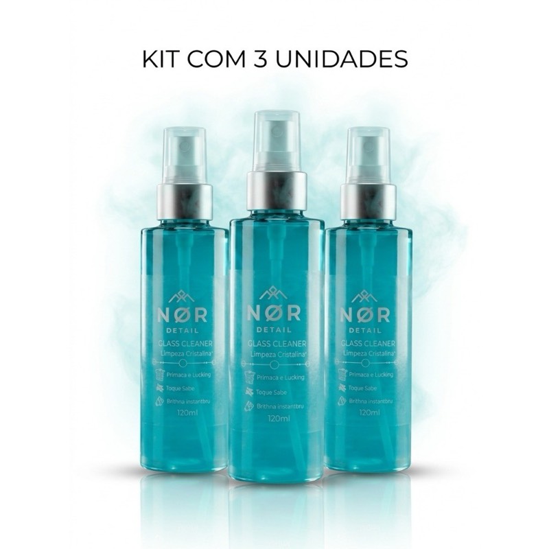 Kit 3 Limpa Vidros