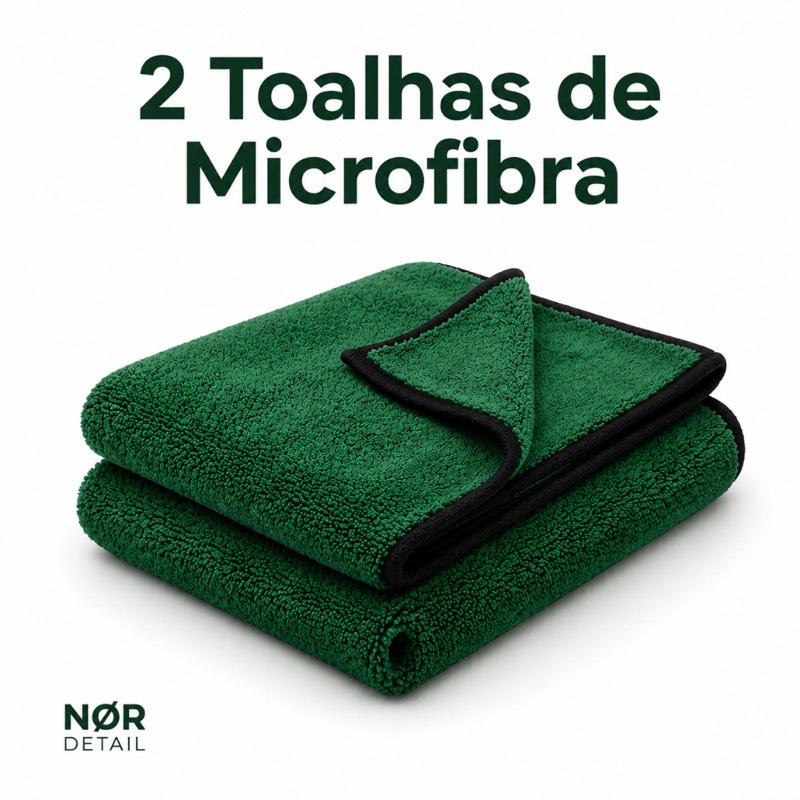 Kit 2 Pano Microfibra 350gsm
