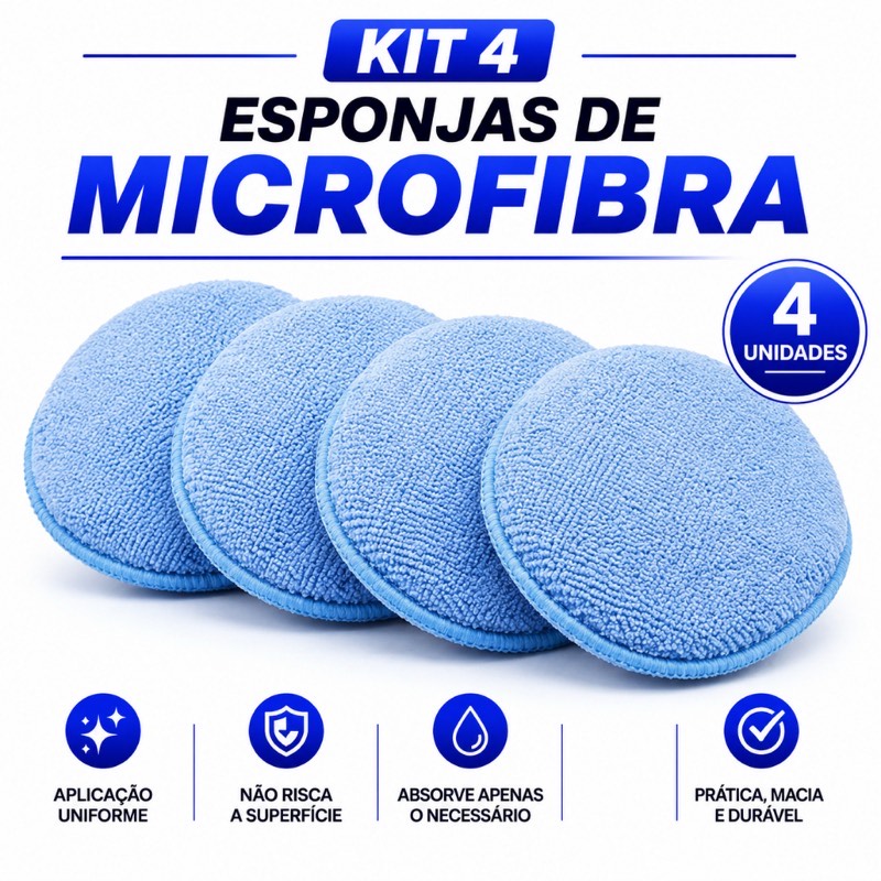 Aplicador Microfibra Redondo